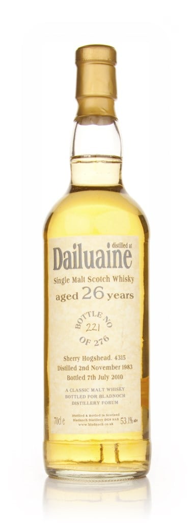 Dailuaine 26 Year Old 1983 (Bladnoch) 70cl product image