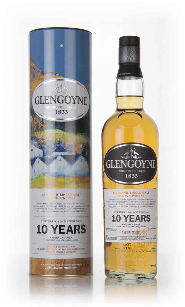 Glengoyne 10 Year Old - 'Autumn Moon Over Glengoyne' Tin 70cl product image