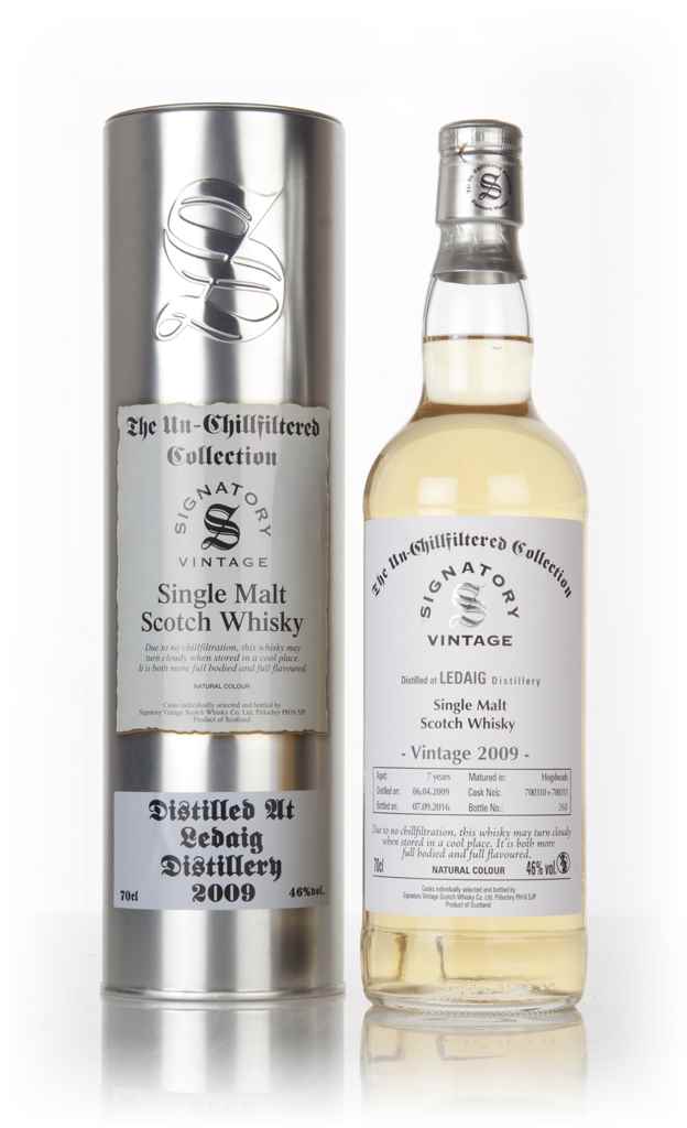 Ledaig 7 Year Old 2009 (casks 700310 & 700311) - Un-Chillfiltered Collection (Signatory) 70cl product image