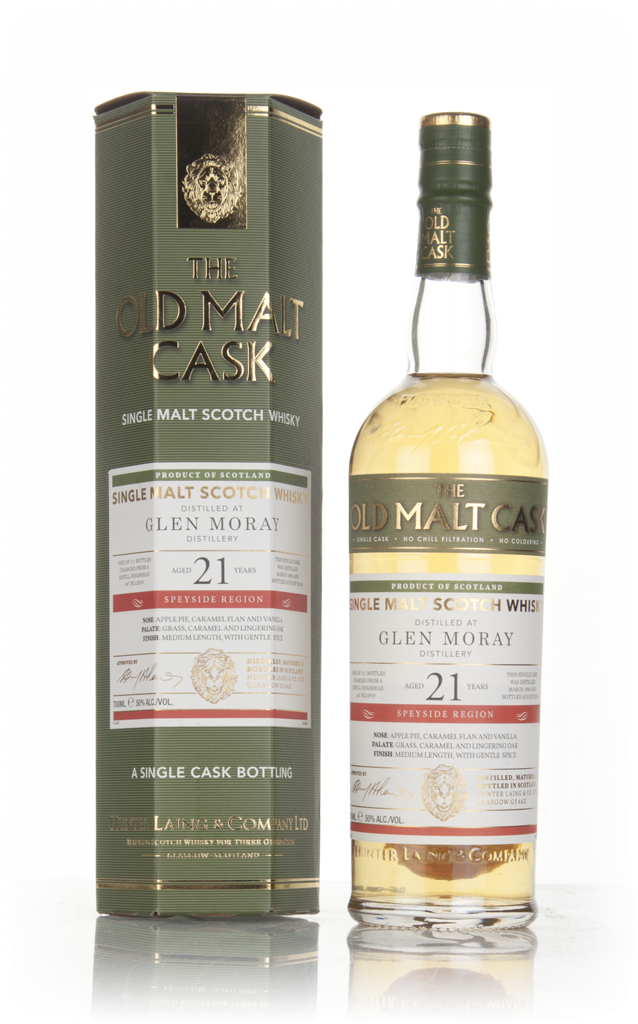 Glen Moray 21 Year Old 1995 (cask 12819) - Old Malt Cask (Hunter Laing) 70cl product image
