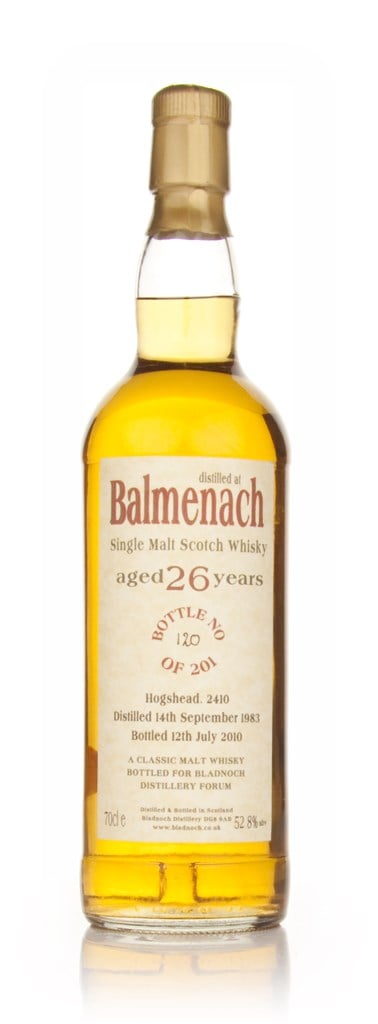 Balmenach 26 Year Old 1983 Cask 2410 (Bladnoch) 70cl product image