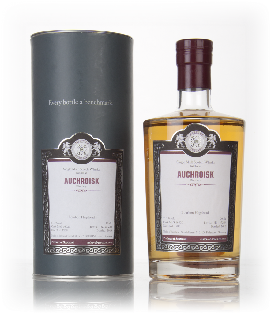 Auchroisk 1988 (bottled 2016) (cask 16020) - Malts of Scotland 70cl product image