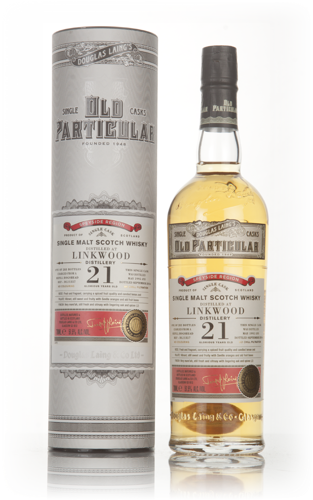 Linkwood 21 Year Old 1995 (cask 11357) - Old Particular (Douglas Laing) 70cl product image