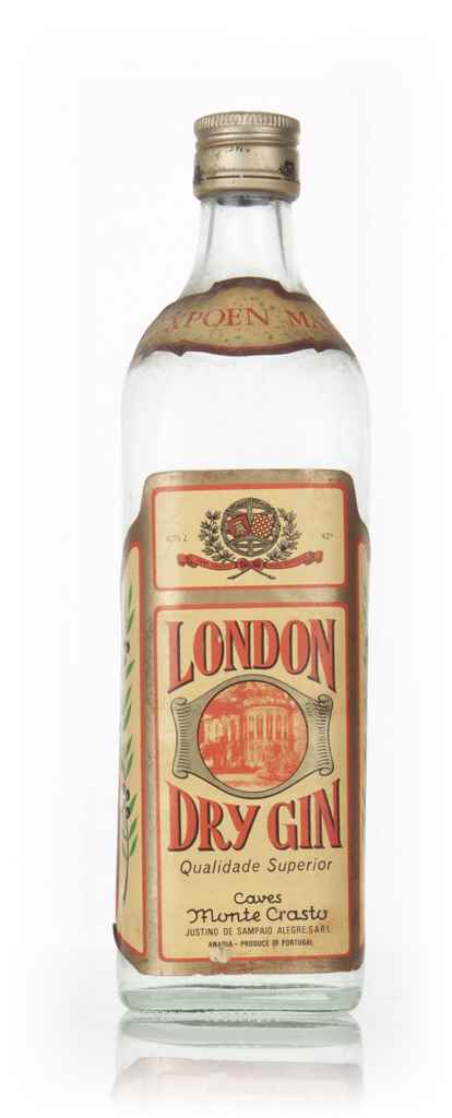 Caves Monte Crasto London Dry Gin - 1970s 75cl product image