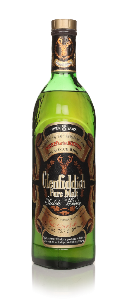 Glenfiddich Pure Malt 8 Year Old - 1970s 75cl product image