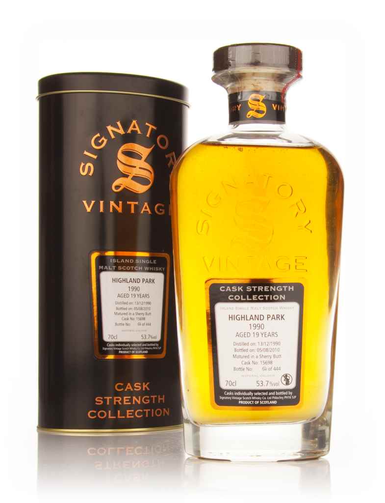 Highland Park 19 Year Old 1990 Cask 15698 - Cask Strength Collection (Signatory) 70cl product image
