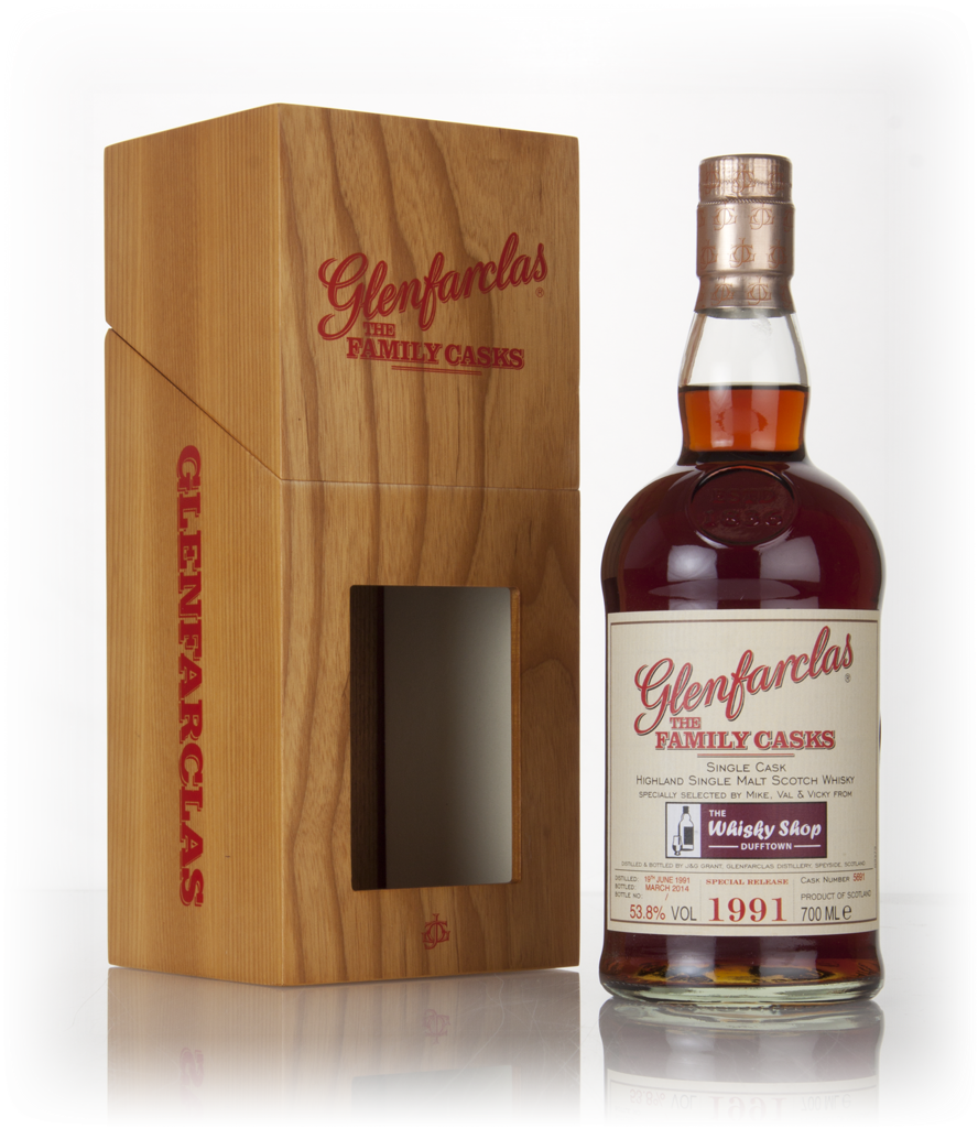Glenfarclas 22 Year Old 1991 (cask 5691) Family Cask 70cl product image