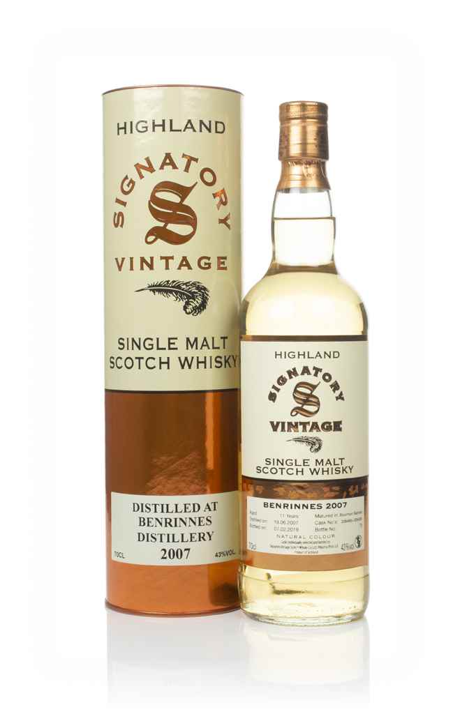 Benrinnes 11 Year Old 2007 (casks 306488 & 306489) - Signatory 70cl product image