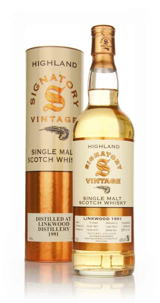 Linkwood 19 Year Old 1991 (Signatory) 70cl product image