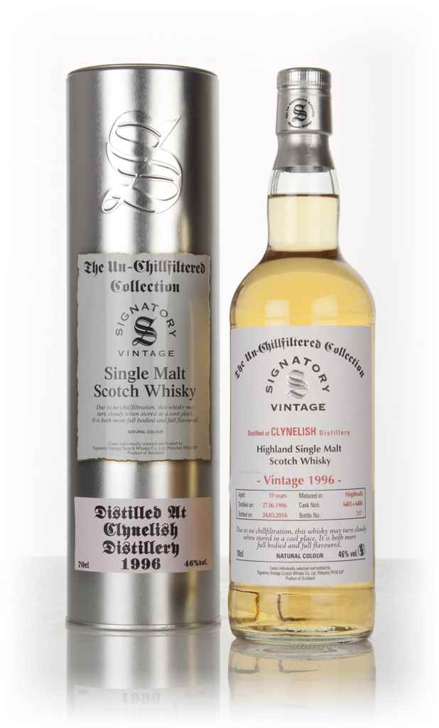 Clynelish 19 Year Old 1996 (casks 6403 & 6404) - Un-Chillfiltered Collection (Signatory) 70cl product image