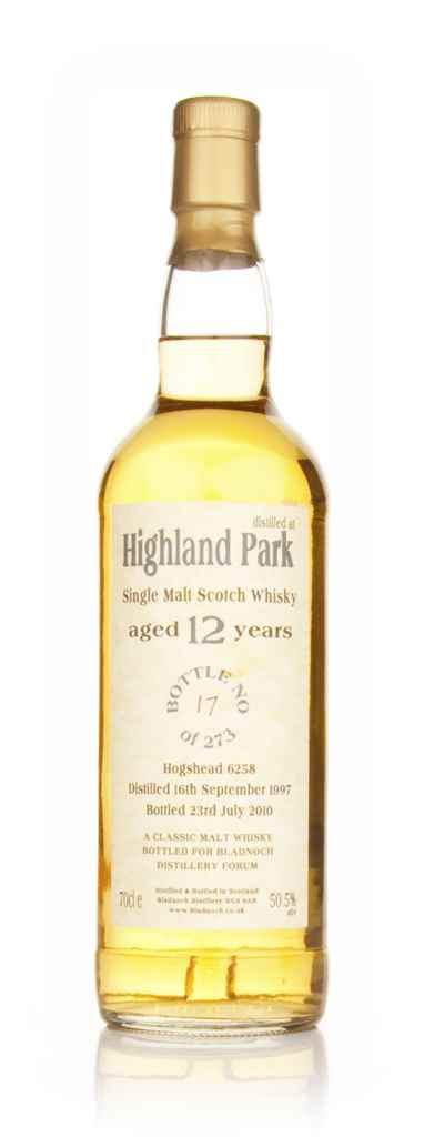 Highland Park 12 Year Old 1997 Cask 6258 (Bladnoch) 70cl product image