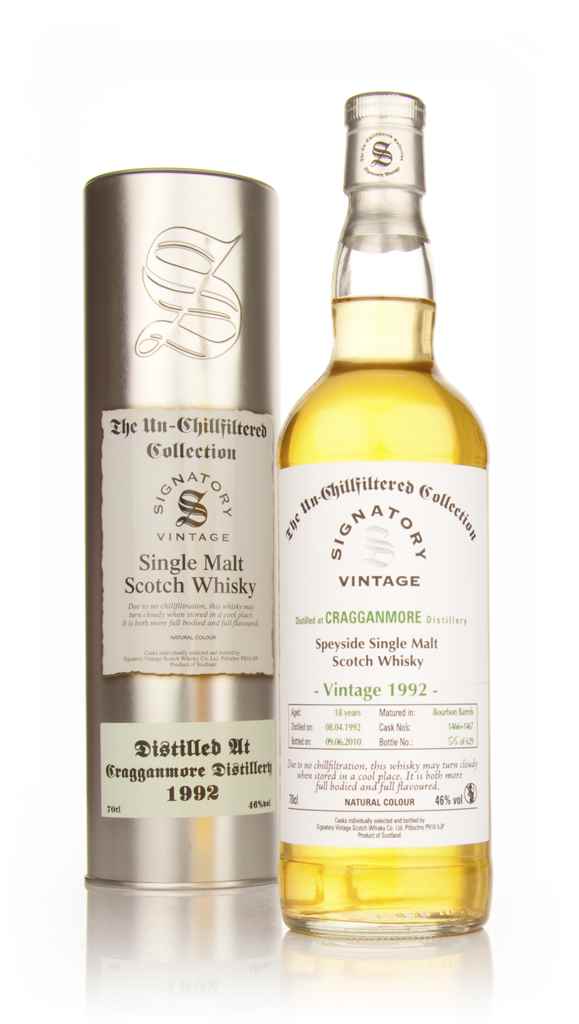 Cragganmore 18 Year Old 1992 - Un-Chillfiltered (Signatory) 70cl product image