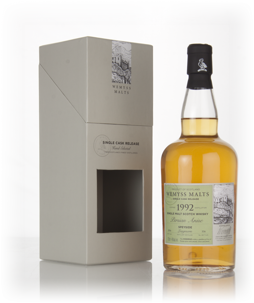 Persian Anise 1992 (bottled 2016) - Wemyss Malts (Longmorn) 70cl product image
