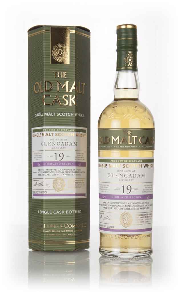 Glencadam 19 Year Old 1996 (cask 12775)  - Old Malt Cask (Hunter Laing) 70cl product image