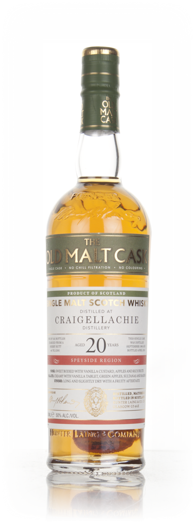 Craigellachie 20 Year Old 1995 (cask 12361) - Old Malt Cask (Hunter Laing) 70cl product image