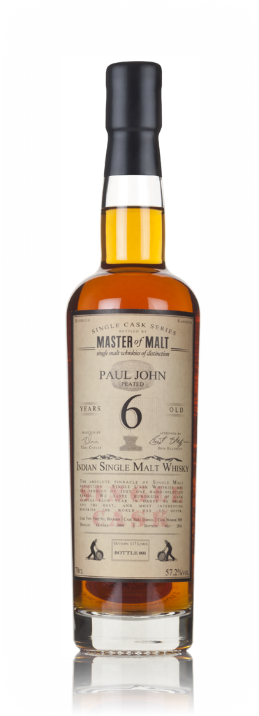 Paul John 6 Year Old 2009 (cask 809) - Single Cask (Master of Malt) 70cl product image