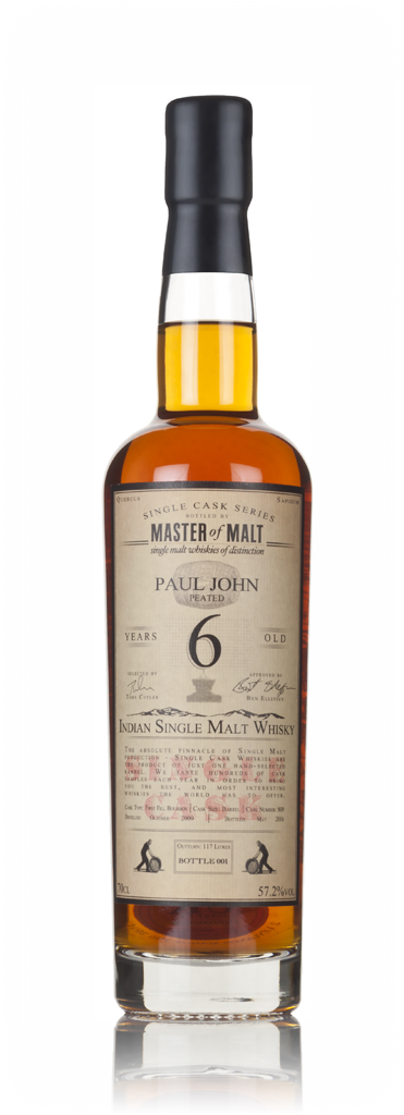 Paul John 6 Year Old 2009 (cask 809) - Single Cask (Master of Malt) 70cl product image
