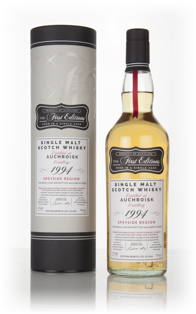 Auchroisk 21 Year Old 1994 (cask 12126) - The First Editions (Hunter Laing) 70cl product image