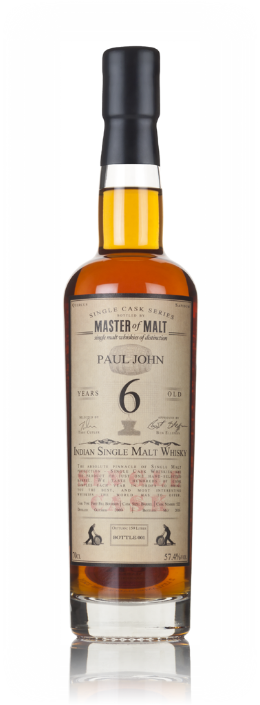 Paul John 6 Year Old 2009 (cask 522) - Single Cask (Master of Malt) 70cl product image