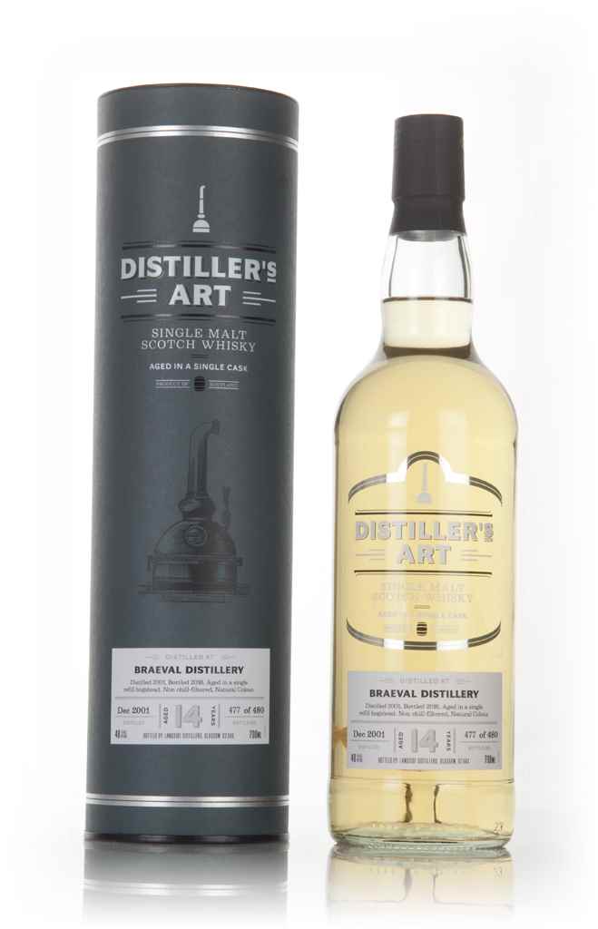 Braeval 14 Year Old 2001 - Distiller's Art (Langside) 70cl product image