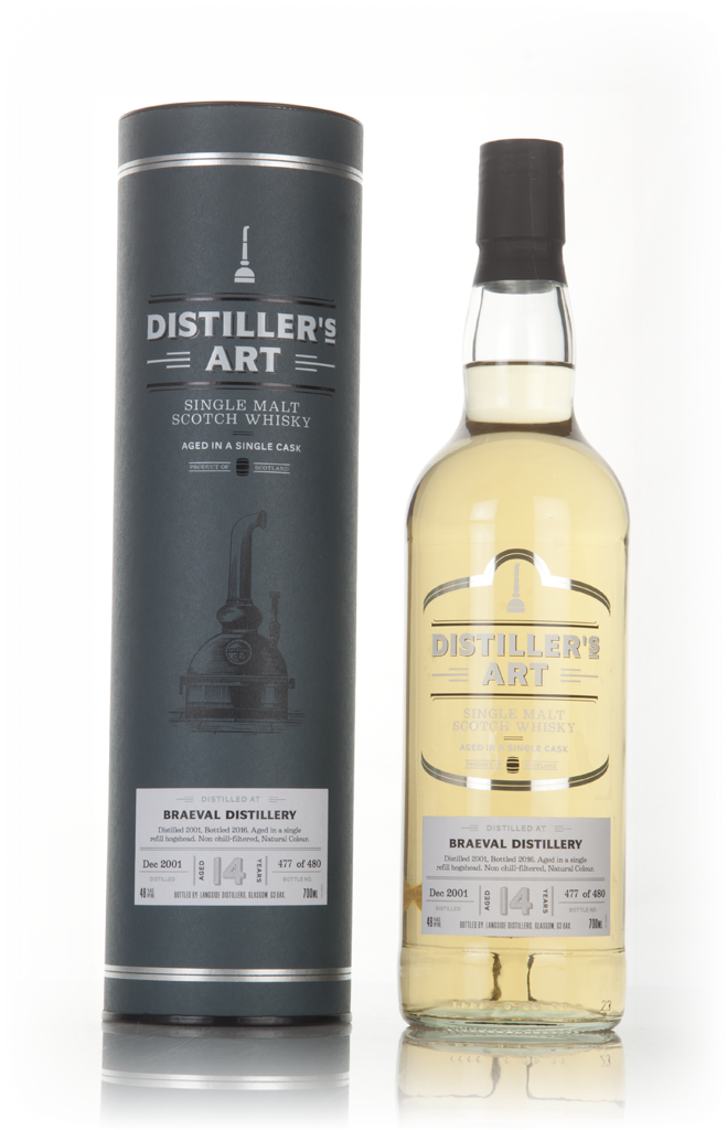 Braeval 14 Year Old 2001 - Distiller's Art (Langside) 70cl product image