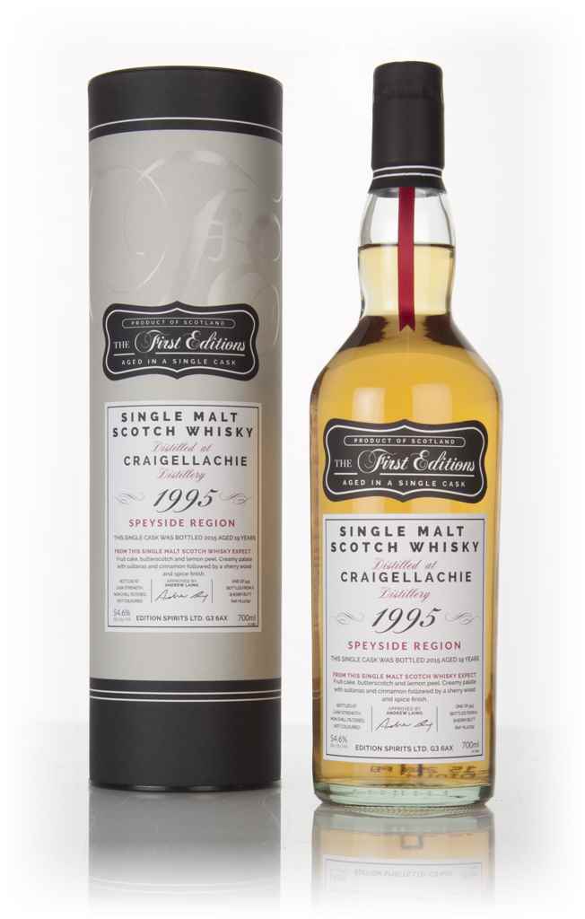 Craigellachie 19 Year Old 1995 (cask 11792) - The First Editions (Hunter Laing) 70cl product image