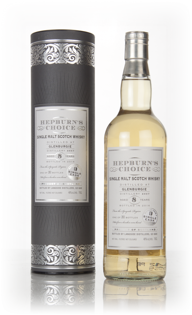 Glenburgie 8 Year Old 2007 (bottled 2016)  - Hepburn's Choice (Langside) 70cl product image