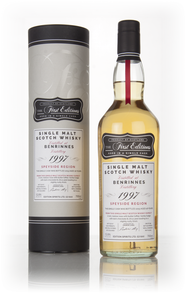 Benrinnes 18 Year Old 1997 (cask 12124) -The First Edition (Hunter Laing) 70cl product image