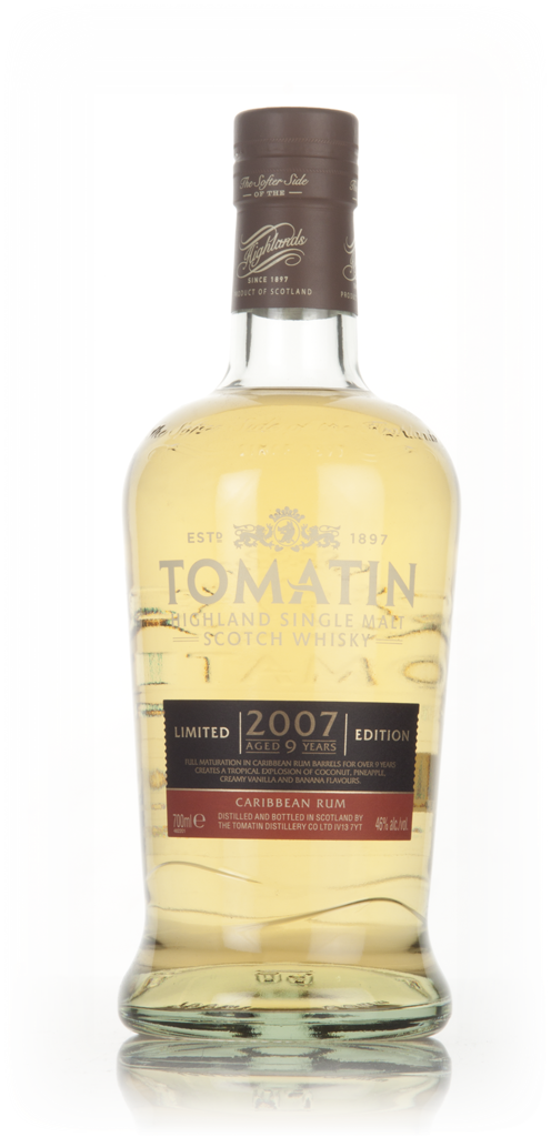 Tomatin 9 Year Old 2007 Caribbean Rum Cask 70cl product image