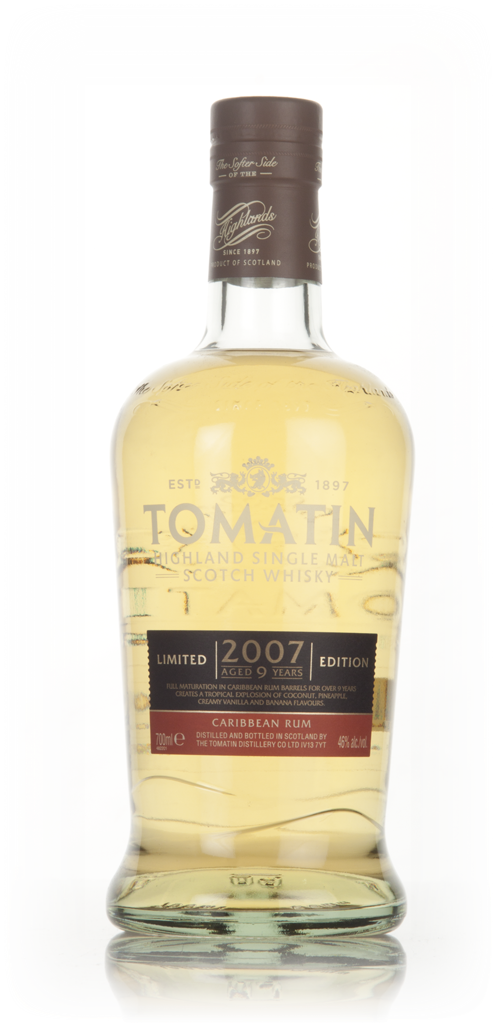 Tomatin 9 Year Old 2007 Caribbean Rum Cask 70cl product image