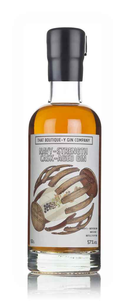 Single Cask Bathtub Gin - Palo Cortado Cask Navy-Strength (That Boutique-y Gin Company) 50cl product image