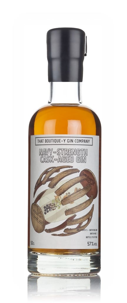 Single Cask Bathtub Gin - Palo Cortado Cask Navy-Strength (That Boutique-y Gin Company) 50cl product image