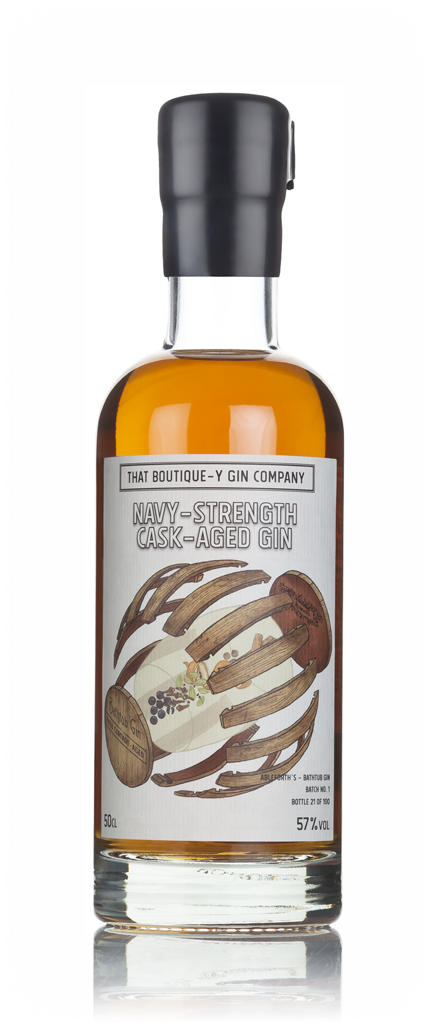 Single Cask Bathtub Gin - Palo Cortado Cask Navy-Strength (That Boutique-y Gin Company) 50cl product image