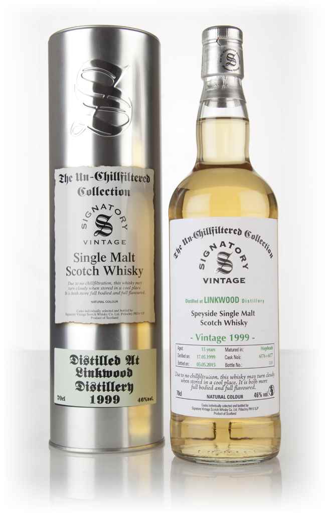 Linkwood 15 Year Old 1999 (casks 6176 & 6177) - Un-Chillfiltered Collection (Signatory) 70cl product image