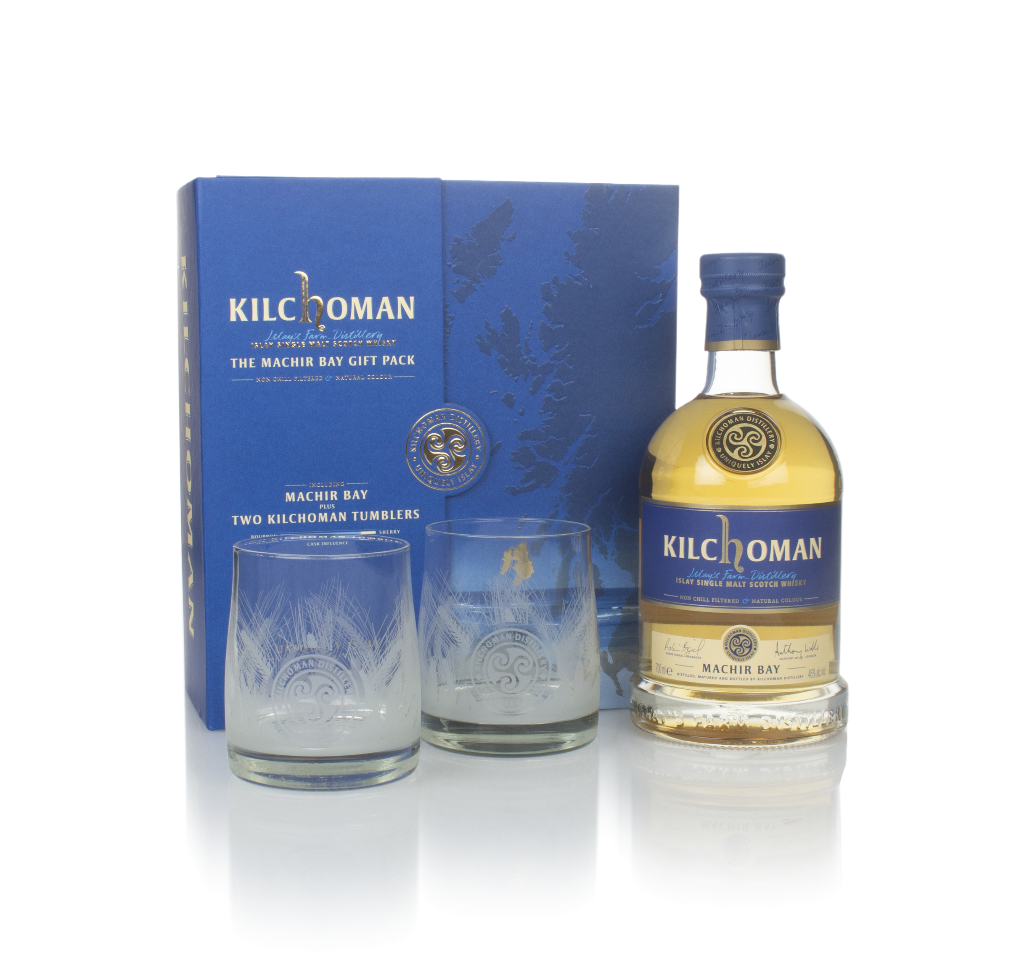 Kilchoman Machir Bay Gift Pack with 2x Glasses 70cl product image