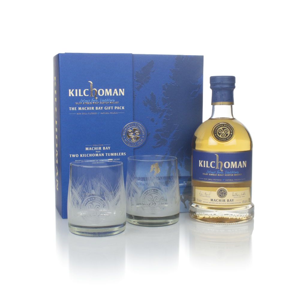Kilchoman Machir Bay Gift Pack with 2x Glasses 70cl product image