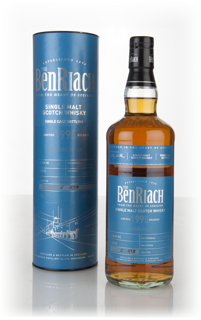 BenRiach 20 Year Old 1995 (cask 5959) - Madeira Cask Finish 70cl product image