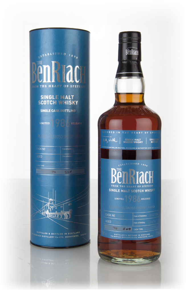 BenRiach 29 Year Old 1986 (cask 7569) - Peated, Oloroso Cask Finish 70cl product image