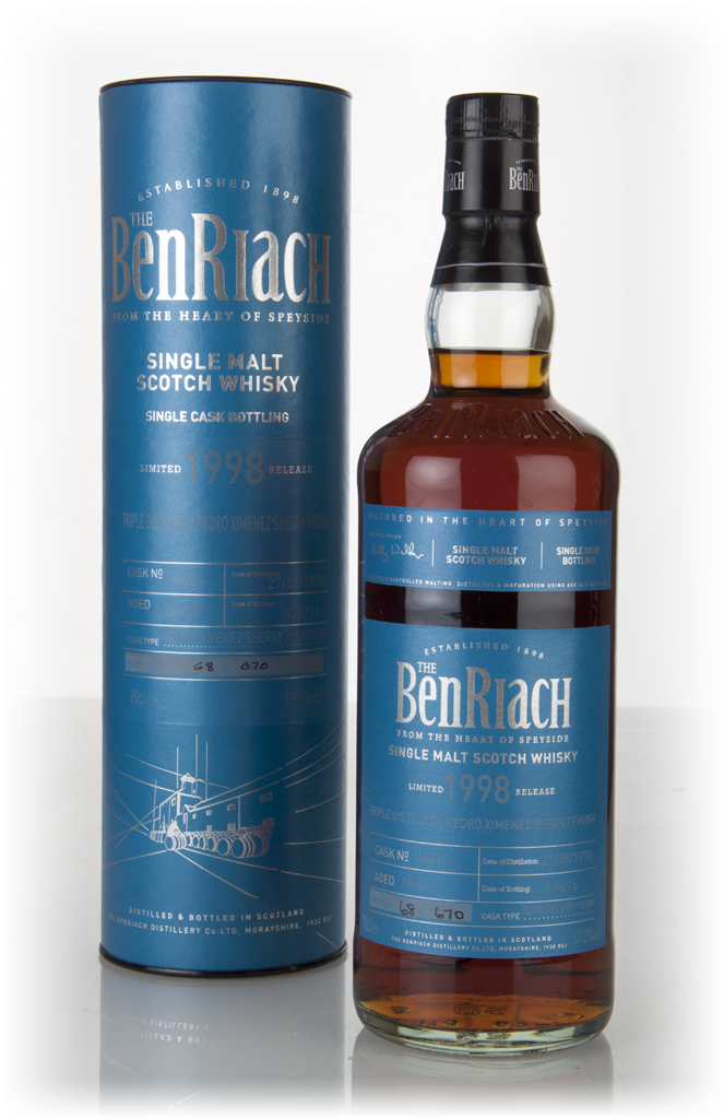 Benriach 18 Year Old 1998 (cask 6401) - Triple Distilled, Pedro Ximénez Cask Finish 70cl product image