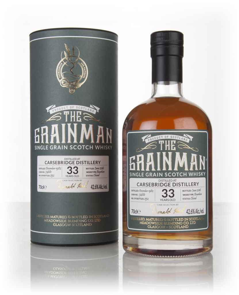 Carsebridge 33 Year Old 1982 (cask 74681) (The Grainman)  70cl product image