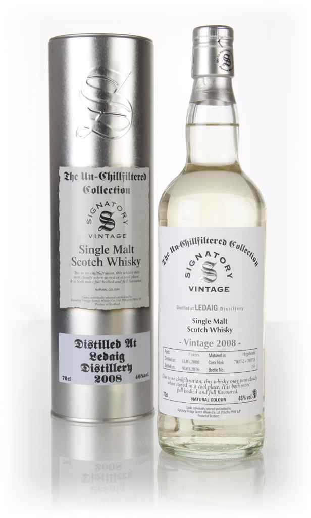 Ledaig 7 Year Old 2008 (casks 700752 & 700753) - Un-Chillfiltered Collection (Signatory) 70cl product image