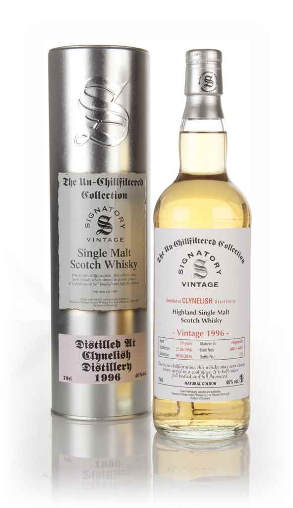 Clynelish 19 Year Old 1996 (casks 6401 & 6402) - Un-Chillfiltered Collection (Signatory) 70cl product image
