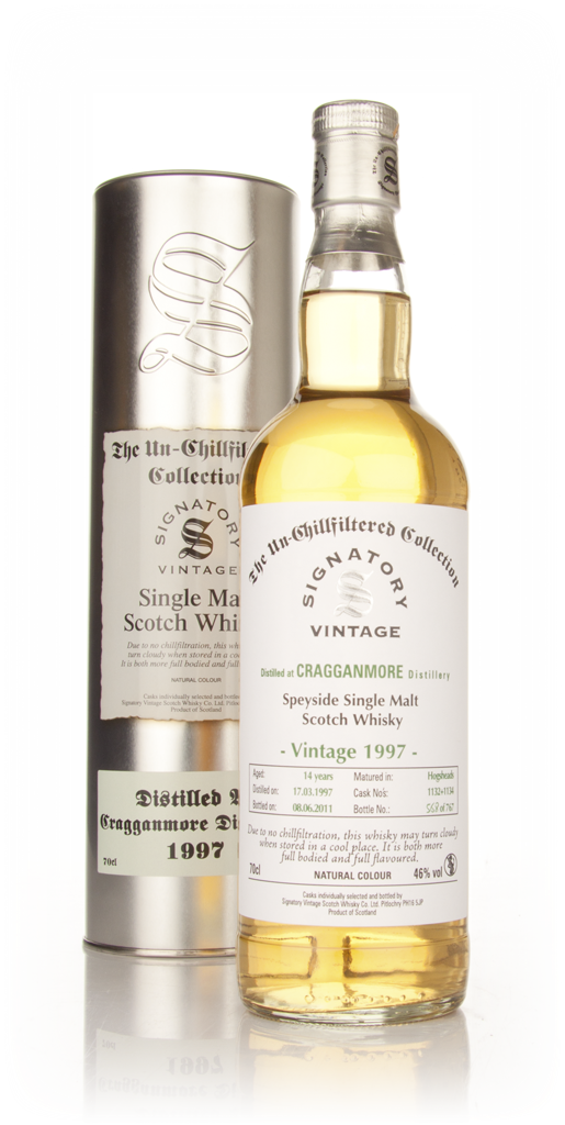 Cragganmore 14 Year Old 1997 - Un-Chillfiltered (Signatory) 70cl product image