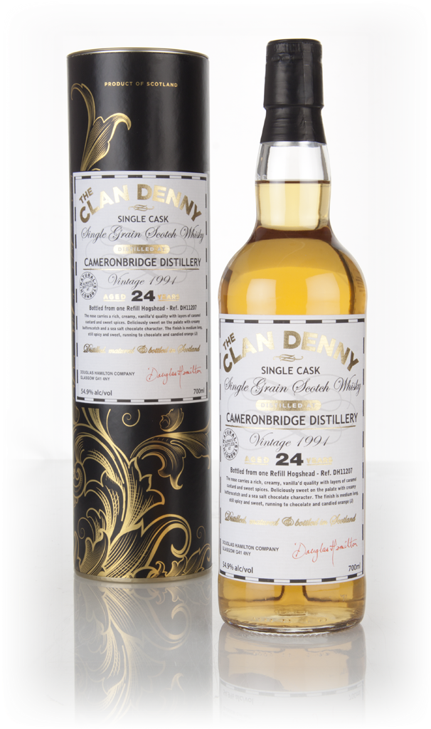 Cameronbridge 24 Year Old 1991 (cask 11207) - The Clan Denny (Douglas Laing) 70cl product image
