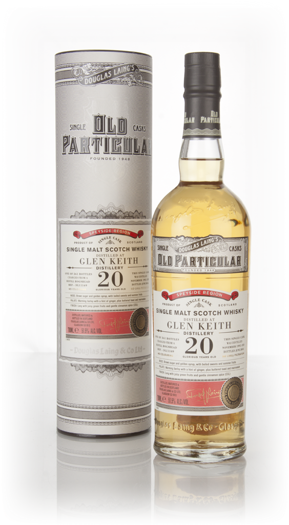 Glen Keith 20 Year Old 1995 (cask 11169) - Old Particular (Douglas Laing) 70cl product image