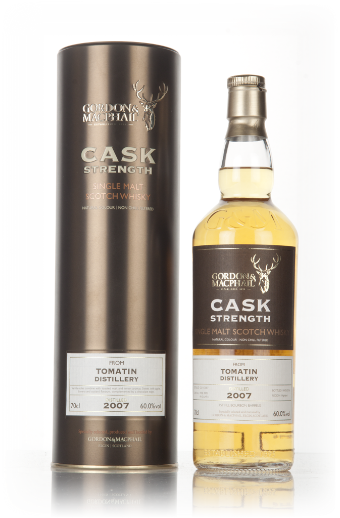 Tomatin 8 Year Old 2007 (casks 4908, 4909, 4910 & 4911) - Cask Strength (Gordon & MacPhail) 70cl product image
