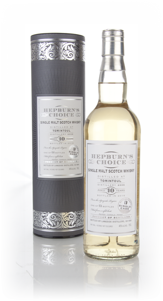 Tomintoul 10 Year Old 2006 - Hepburn's Choice (Langside) 70cl product image
