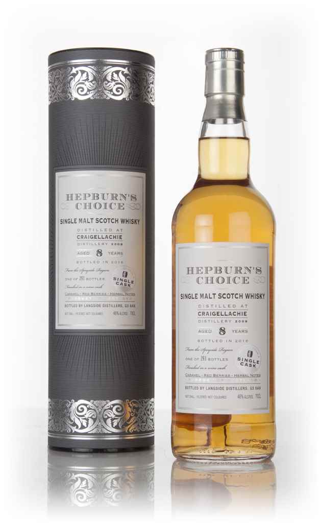 Craigellachie 8 Year Old 2008 - Hepburn's Choice (Langside) 70cl product image