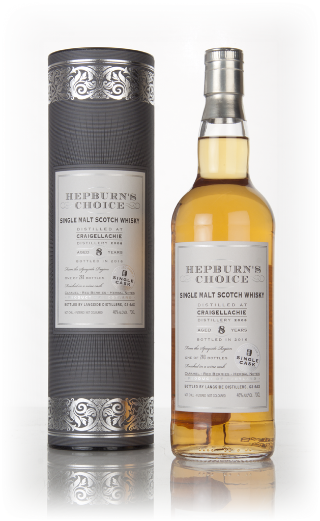 Craigellachie 8 Year Old 2008 - Hepburn's Choice (Langside) 70cl product image