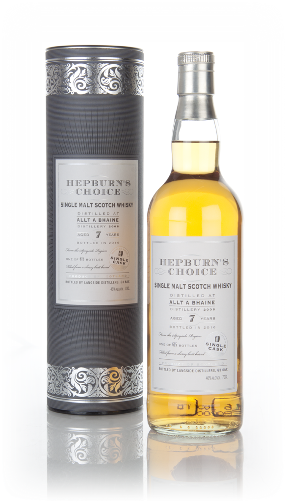 Allt-á-Bhainne 7 Year Old 2008 - Hepburn's Choice (Langside) 70cl product image